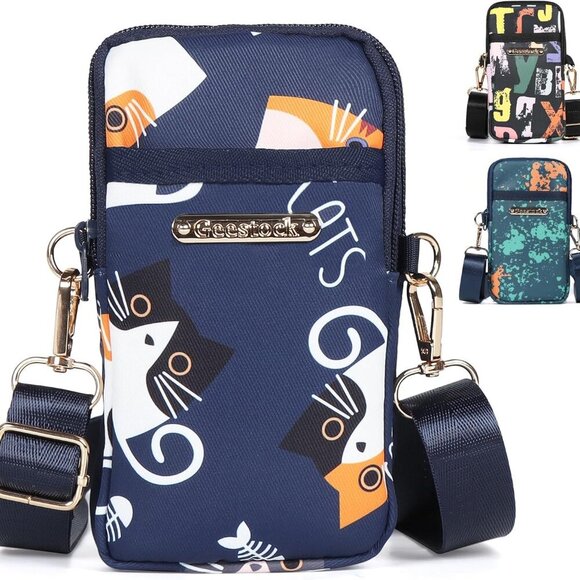 Accessories - Cell Phone Crossbody Bag Lightweight Adjustable Organizer for Women